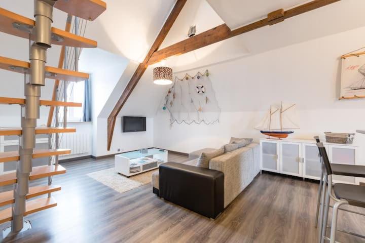 Duplex Apartment Saint-Malo Bagian luar foto
